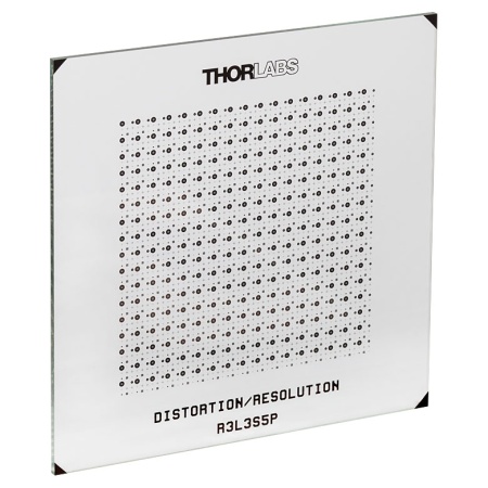 R3L3S5P - Таблица для измерения разрешающей способности с изображением концентрических окружностей и перекрестий, 3" x 3", Thorlabs