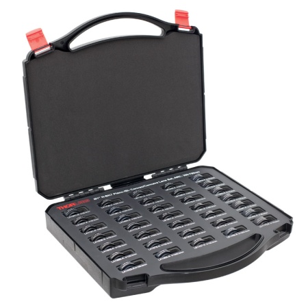 LSB04-A - Набор сферических N-BK7 линз: плоско-выпуклые, плоско-вогнутые, двояковыпуклые и двояковогнутые, Ø1", просветляющее покрытие: 350-700 нм, 35 шт, Thorlabs LSB04-A - Набор сферических N-BK7 линз: плоско-выпуклые, плоско-вогнутые, двояковыпуклые и двояковогнутые, Ø1", просветляющее покрытие: 350-700 нм, 35 шт, Thorlabs