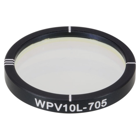 WPV10L-705 - Вихревая фазовая пластинка  λ/2 нулевого порядка, Ø1", m = 1, центральная длина волны: 705 нм, Thorlabs