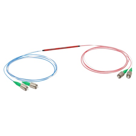 TW1300R5A2 - 2x2 оптический разветвитель с широким спектральным диапазоном пропускания, 1300 ± 100 нм, коэффициенты деления 50:50, FC/APC разъемы