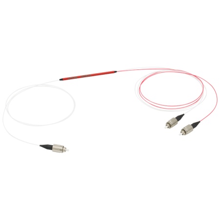 TM200R3F1B - Оптоволоконный разветвитель 1x2, многомодовые волокна, низкое содержание OH, сердцевина: Ø200 мкм, 0.22 NA, деление сигнала: 75:25, рабочий диапазон: 400 - 2200 нм, FC/PC разъемы, Thorlabs TM200R3F1B - Оптоволоконный разветвитель 1x2, многомодовые волокна, низкое содержание OH, сердцевина: Ø200 мкм, 0.22 NA, деление сигнала: 75:25, рабочий диапазон: 400 - 2200 нм, FC/PC разъемы, Thorlabs