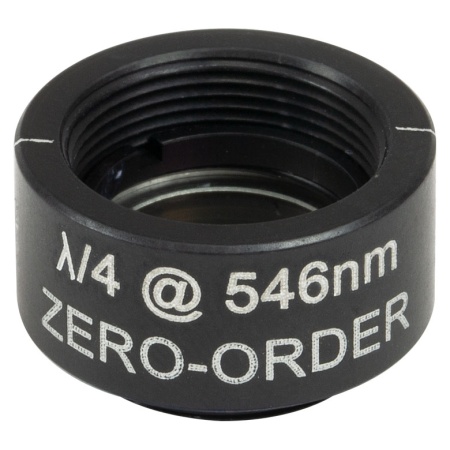 WPQSM05-546 - Четвертьволновая пластинка нулевого порядка, Ø1/2", оправа с резьбой SM05, рабочая длина волны: 546 нм, Thorlabs