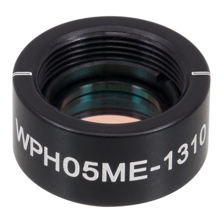WPH05ME-1310 - Полуволновая пластинка нулевого порядка из ЖК полимера в оправе, Ø1/2", рабочая длина волны: 1310 нм, резьба: SM05, Thorlabs WPH05ME-1310 - Полуволновая пластинка нулевого порядка из ЖК полимера в оправе, Ø1/2", рабочая длина волны: 1310 нм, резьба: SM05, Thorlabs