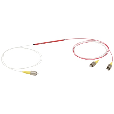 TW2000R5F1A - Широкополосный оптический разветвитель, 1x2, рабочий диапазон: 2000 ± 200 нм, разделение сигнала: 50:50, тип волокна: SM2000, разъем: FC/PC, Thorlabs TW2000R5F1A - Широкополосный оптический разветвитель, 1x2, рабочий диапазон: 2000 ± 200 нм, разделение сигнала: 50:50, тип волокна: SM2000, разъем: FC/PC, Thorlabs