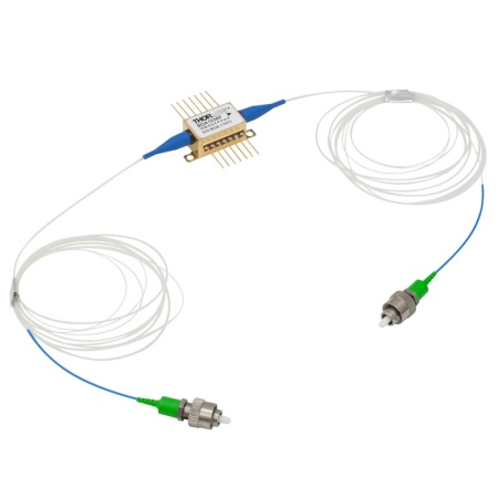 BOA1036P - Оптический усилитель O-диапазона, чувствителен к поляризации излучения, центральная длина волны: 1350 нм (тип.), корпус: Butterfly, сопряжен с оптическим PM волокном, разъемы: FC/APC, Thorlabs