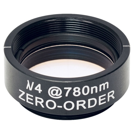 WPQ10M-780 - Четвертьволновая пластинка нулевого порядка, Ø1", оправа с резьбой SM1, рабочая длина волны: 780 нм, Thorlabs