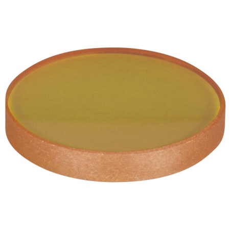 LE7117-F - ZnSe вогнуто-выпуклая линза (положительный мениск), Ø1", фокусное расстояние 750.0 мм, просветляющее покрытие: 8-12 мкм, Thorlabs