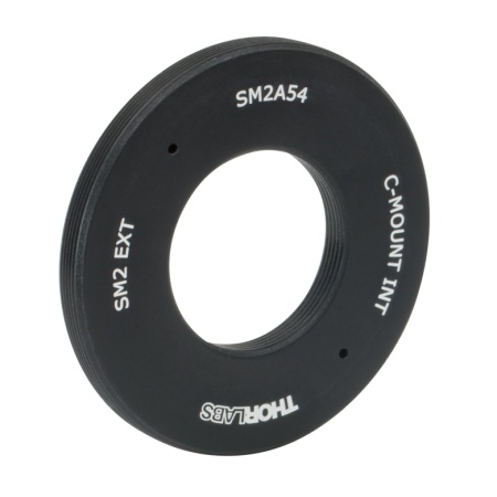 SM2A54 - Адаптер с внешней SM2 резьбой и внутренней C-Mount резьбой, Thorlabs SM2A54 - Адаптер с внешней SM2 резьбой и внутренней C-Mount резьбой, Thorlabs