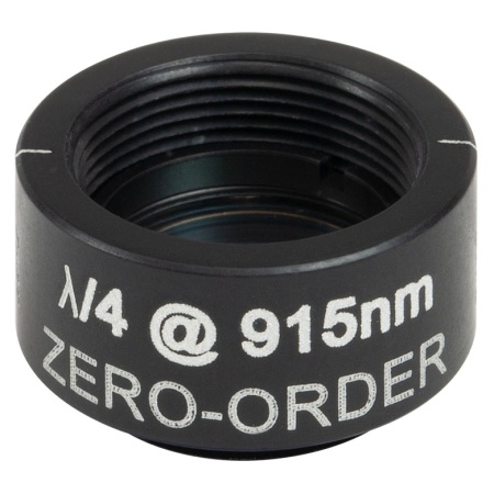 WPQSM05-915 - Четвертьволновая пластинка нулевого порядка, Ø1/2", оправа с резьбой SM05, рабочая длина волны: 915 нм, Thorlabs WPQSM05-915 - Четвертьволновая пластинка нулевого порядка, Ø1/2", оправа с резьбой SM05, рабочая длина волны: 915 нм, Thorlabs