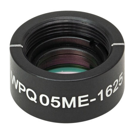 WPQ05ME-1625 - Четвертьволновая пластинка нулевого порядка из ЖК полимера в оправе, Ø1/2", рабочая длина волны: 1625 нм, резьба: SM05, Thorlabs