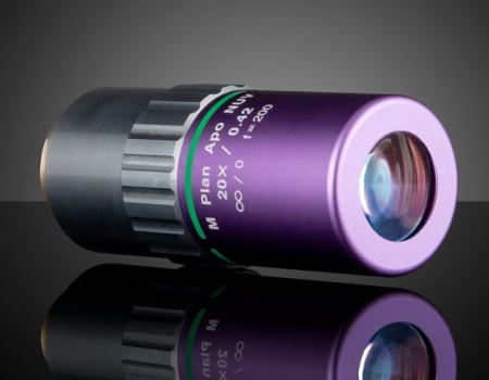 Объективы Mitutoyo для ближнего ИК и УФ расширения (коррекция на бесконечность)