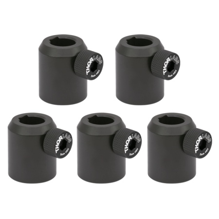 PH30/M-P5 - Держатель для стержней Ø12.7 мм, подпружиненный винт, фиксируемый шестигранным ключом, высота: 30 мм, 5 шт., Thorlabs PH30/M-P5 - Держатель для стержней Ø12.7 мм, подпружиненный винт, фиксируемый шестигранным ключом, высота: 30 мм, 5 шт., Thorlabs