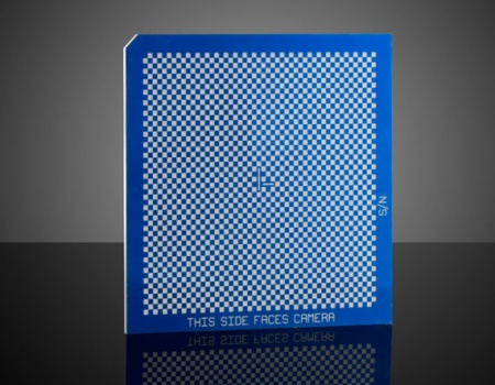 Калибровочная мира: шахматный шаблон