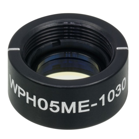 WPH05ME-1030 - Полуволновая пластинка нулевого порядка из ЖК полимера в оправе, Ø1/2", рабочая длина волны: 1030 нм, резьба: SM05, Thorlabs