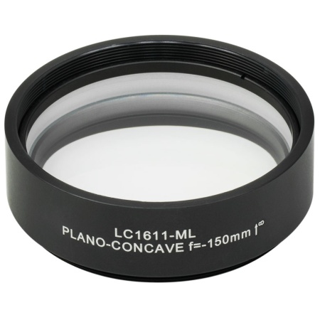 LC1611-ML - N-BK7 плоско-вогнутая линза в оправе, Ø2", фокусное расстояние -150.0 мм, без покрытия, резьба на оправе SM2, Thorlabs