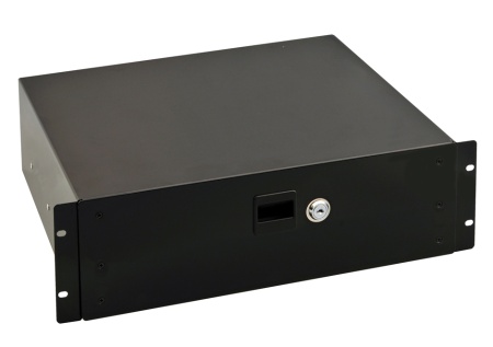 RAU300 - Выдвижной ящик (19"), высота: 118 мм, внутри разделительная перегородка RAU001, встроенный замок, ключи, Thorlabs RAU300 - Выдвижной ящик (19"), высота: 118 мм, внутри разделительная перегородка RAU001, встроенный замок, ключи, Thorlabs