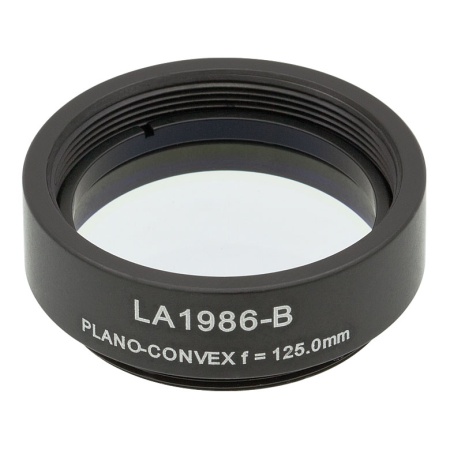 LA1986-B-ML - Плоско-выпуклая линза, Ø1", N-BK7, оправа с резьбой SM1, f = 125.0 мм, просветляющее покрытие: 650-1050 нм, Thorlabs LA1986-B-ML - Плоско-выпуклая линза, Ø1", N-BK7, оправа с резьбой SM1, f = 125.0 мм, просветляющее покрытие: 650-1050 нм, Thorlabs