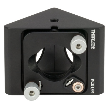 KCB1/M - Угловой кинематический держатель зеркал с отверстиями для стержней с резьбой, для каркасных систем: 30 мм, 2 порта с резьбой: SM1, крепления: M4 и M6, Thorlabs KCB1/M - Угловой кинематический держатель зеркал с отверстиями для стержней с резьбой, для каркасных систем: 30 мм, 2 порта с резьбой: SM1, крепления: M4 и M6, Thorlabs