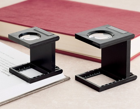 Складные карманные лупы (ткацкая лупа)