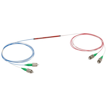 TW1550R1A2 - Широкополосный оптический разветвитель, 2x2, рабочий диапазон: 1550 ± 100 нм, разделение сигнала: 99:1, разъем: FC/APC, Thorlabs TW1550R1A2 - Широкополосный оптический разветвитель, 2x2, рабочий диапазон: 1550 ± 100 нм, разделение сигнала: 99:1, разъем: FC/APC, Thorlabs