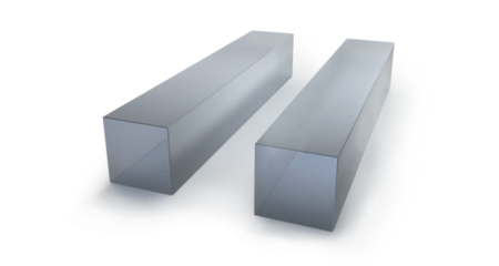 Кристалл Yb:YAG, 5×5 мм, длина: 10 мм, степень легирования: 1%, без крышек, брюстеровский срез, Optogama