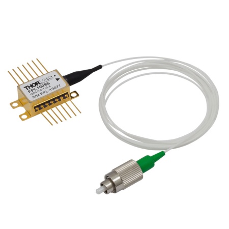 FPL1009S - Лазерный диод, 1550 нм, 100 мВт, корпус: Butterfly, одномодовое оптоволокно, FC/APC разъем, Thorlabs FPL1009S - Лазерный диод, 1550 нм, 100 мВт, корпус: Butterfly, одномодовое оптоволокно, FC/APC разъем, Thorlabs