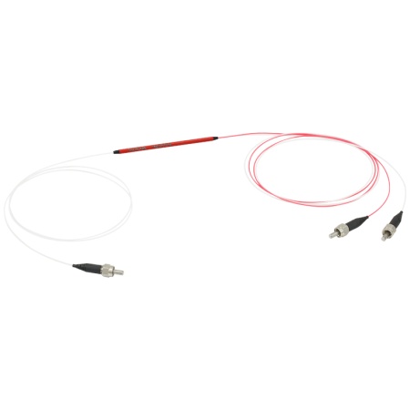TM200R1S1B - Оптоволоконный разветвитель 1x2, многомодовые волокна, низкое содержание OH, сердцевина: Ø200 мкм, 0.22 NA, деление сигнала: 99:1, рабочий диапазон: 400 - 2200 нм, SMA905 разъемы, Thorlabs TM200R1S1B - Оптоволоконный разветвитель 1x2, многомодовые волокна, низкое содержание OH, сердцевина: Ø200 мкм, 0.22 NA, деление сигнала: 99:1, рабочий диапазон: 400 - 2200 нм, SMA905 разъемы, Thorlabs
