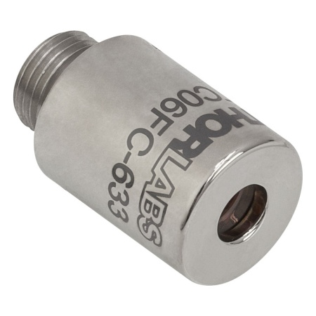 TC06FC-633 - Коллиматор на основе триплета, рабочая длина волны: 633 нм, f=6.01 мм, числовая апертура: 0.28, разъем: FC/PC, Thorlabs