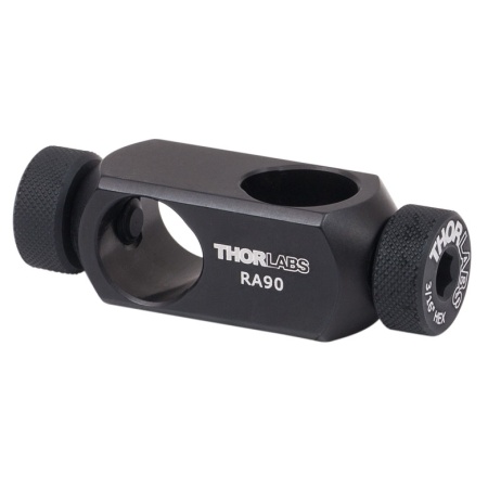 RA90 - Зажим для крепления стержня (Ø1/2") под углом 90°, фиксация шестигранным ключом: 3/16", Thorlabs
