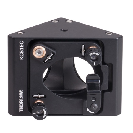 KCB1EC - Угловой кинематический держатель эллиптических зеркал с отверстиями для стержней без резьбы, для каркасных систем: 30 мм, 2 порта с резьбой: SM1, крепления: 8-32 и 1/4"-20, Thorlabs KCB1EC - Угловой кинематический держатель эллиптических зеркал с отверстиями для стержней без резьбы, для каркасных систем: 30 мм, 2 порта с резьбой: SM1, крепления: 8-32 и 1/4"-20, Thorlabs
