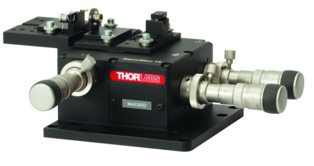 MAX355D/M - Система для сопряжения источников излучения с одномодовым оптоволокном, для кабелей с FC разъемом, метрическая резьба, Thorlabs