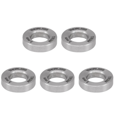 TR3M - Шайбы для регулирования высоты стержней, Ø1/2", толщина: 3 мм, 5 шт., Thorlabs TR3M - Шайбы для регулирования высоты стержней, Ø1/2", толщина: 3 мм, 5 шт., Thorlabs