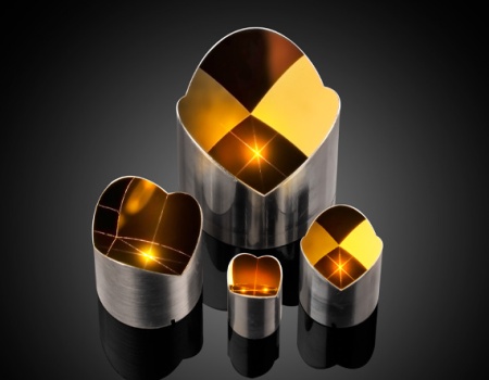 Полые рефлекторы, покрытие из чистого золота для 700-12000 нм