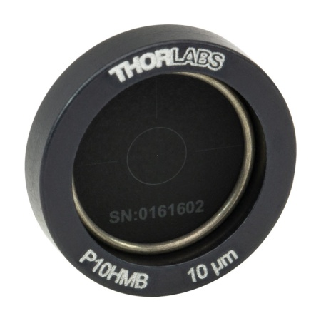 P10HMB - Точечная диафрагма в оправе Ø1/2", диаметр отверстия: 10 ± 1 мкм, материал: молибден, Thorlabs P10HMB - Точечная диафрагма в оправе Ø1/2", диаметр отверстия: 10 ± 1 мкм, материал: молибден, Thorlabs