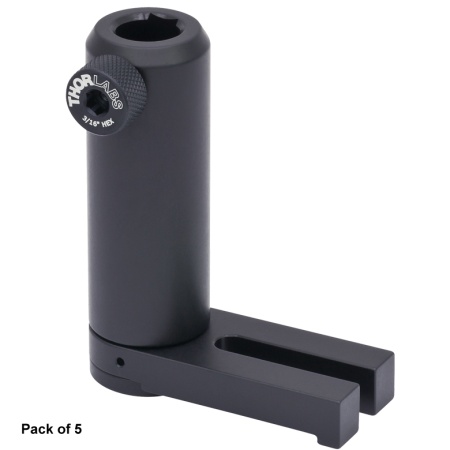 UPH3-P5 - Универсальный держатель для стержней 1/2", подпружиненный винт, фиксируемый шестигранным ключом, высота: 3", 5 шт., Thorlabs UPH3-P5 - Универсальный держатель для стержней 1/2", подпружиненный винт, фиксируемый шестигранным ключом, высота: 3", 5 шт., Thorlabs