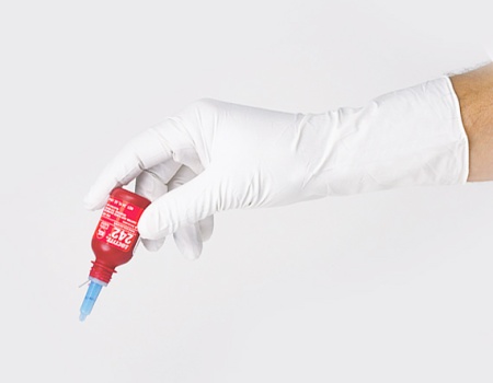 Нитриловые перчатки для работы в чистоте