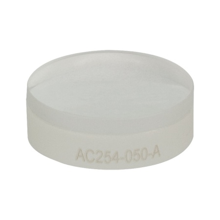 AC254-050-A - Ахроматический дублет, фокусное расстояние: 50 мм, Ø1", просветляющее покрытие: 400 - 700 нм, Thorlabs