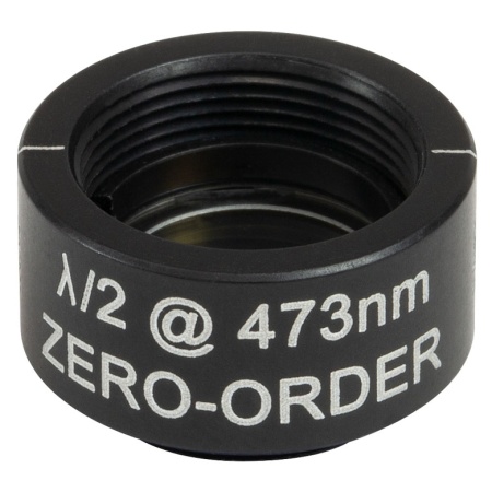 WPHSM05-473 - Полуволновая пластинка нулевого порядка, Ø1/2", резьба оправы: SM05, рабочая длина волны: 473 нм, Thorlabs WPHSM05-473 - Полуволновая пластинка нулевого порядка, Ø1/2", резьба оправы: SM05, рабочая длина волны: 473 нм, Thorlabs