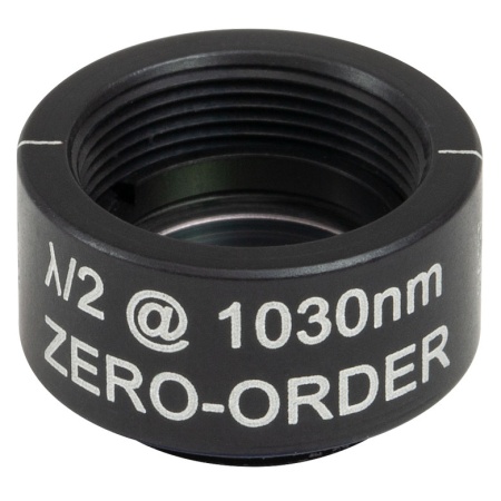 WPHSM05-1030 - Полуволновая пластинка нулевого порядка, Ø1/2", резьба оправы: SM05, рабочая длина волны: 1030 нм, Thorlabs WPHSM05-1030 - Полуволновая пластинка нулевого порядка, Ø1/2", резьба оправы: SM05, рабочая длина волны: 1030 нм, Thorlabs