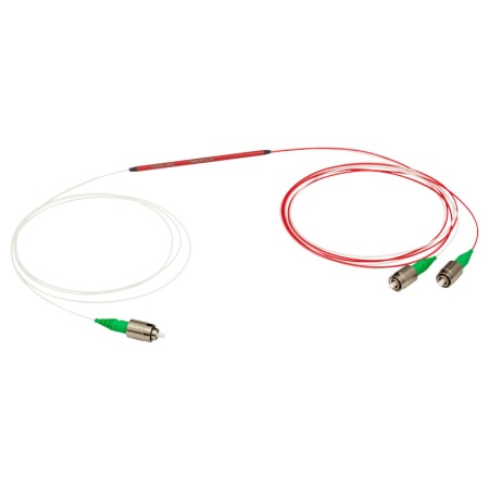 TN980R1A1B - Узкополосный оптический разветвитель, 1x2, рабочий диапазон: 980 ± 15 нм, 0.22 NA, разделение сигнала: 99:1, разъем: FC/APC, Thorlabs