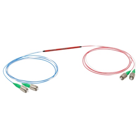 TW850R1A2 - 2x2 оптический разветвитель с широким спектральным диапазоном пропускания, 850 ± 100 нм, коэффициенты деления 99:1, FC/APC разъемы