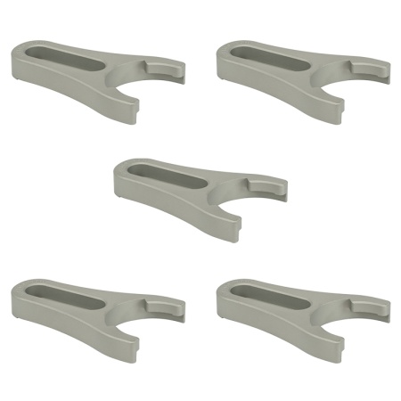 PF125B-P5 - Держатели для стержней Ø1.5" на пьедестале или адаптера основания, зенкованный слот 1.25", универсальный, 5 шт., Thorlabs