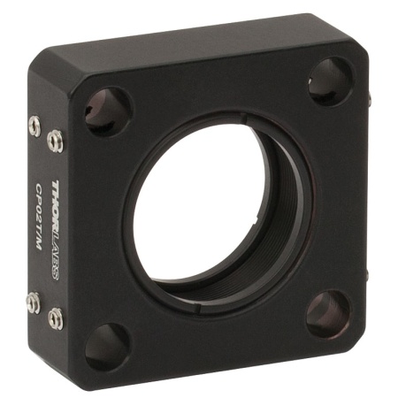 CP02T/M - Пластинка для каркасных систем (30 мм), резьба: SM1, толщина: 0.5", 2 стопорных кольца в комплекте, крепления: M4, Thorlabs CP02T/M - Пластинка для каркасных систем (30 мм), резьба: SM1, толщина: 0.5", 2 стопорных кольца в комплекте, крепления: M4, Thorlabs