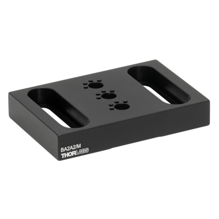 BA2A2/M - Основание с резьбовыми отверстиями, 50 x 75 x 12.5 мм, резьба: M6, Thorlabs