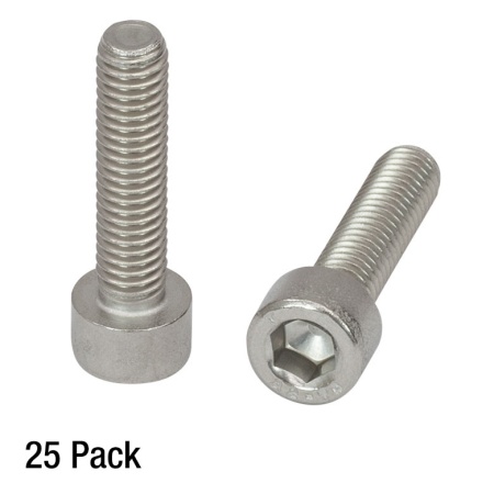 SH6MS25 - Винты с головкой под ключ из стали, резьба: M6 x 1.0, длина: 25 мм, 25 шт., Thorlabs SH6MS25 - Винты с головкой под ключ из стали, резьба: M6 x 1.0, длина: 25 мм, 25 шт., Thorlabs