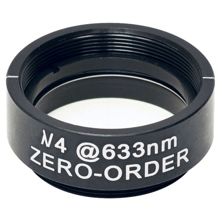 WPQ10M-633 - Четвертьволновая пластинка нулевого порядка, Ø1", оправа с резьбой SM1, рабочая длина волны: 633 нм, Thorlabs WPQ10M-633 - Четвертьволновая пластинка нулевого порядка, Ø1", оправа с резьбой SM1, рабочая длина волны: 633 нм, Thorlabs