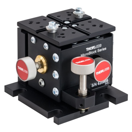 MBT602 - Компактная флексурная (с пружиной) платформа MicroBlock, 3 регулируемых координаты, точные микрометрические винты, дюймовая резьба, Thorlabs MBT602 - Компактная флексурная (с пружиной) платформа MicroBlock, 3 регулируемых координаты, точные микрометрические винты, дюймовая резьба, Thorlabs