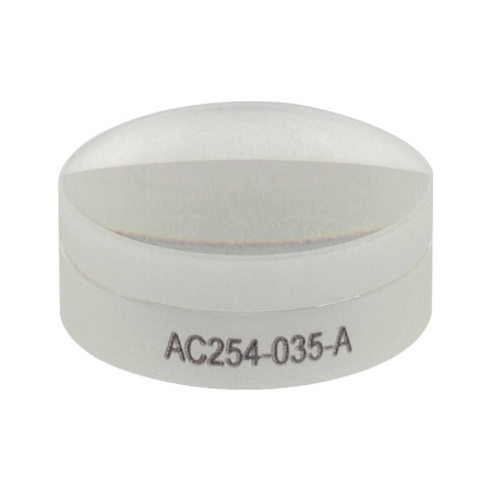 AC254-035-A - Ахроматический дублет, фокусное расстояние: 35.0 мм, Ø1", просветляющее покрытие: 400 - 700 нм, Thorlabs AC254-035-A - Ахроматический дублет, фокусное расстояние: 35.0 мм, Ø1", просветляющее покрытие: 400 - 700 нм, Thorlabs