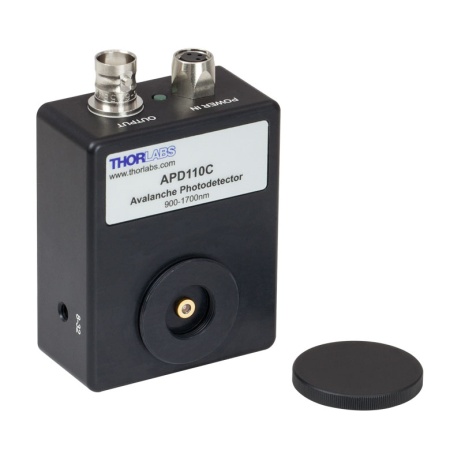APD110C - Детектор на лавинном фотодиоде (InGaAs), источник питания, рабочий диапазон: 900 - 1700 нм, крепления 8-32, Thorlabs APD110C - Детектор на лавинном фотодиоде (InGaAs), источник питания, рабочий диапазон: 900 - 1700 нм, крепления 8-32, Thorlabs