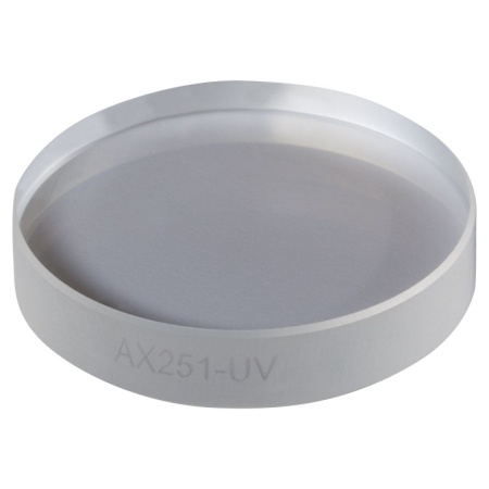 AX251-UV - Аксикон, угол при основании 1.0°, просветляющее покрытие: 290 - 370 нм, кварцевое стекло, диаметр Ø25.4 мм (Ø1"), Thorlabs